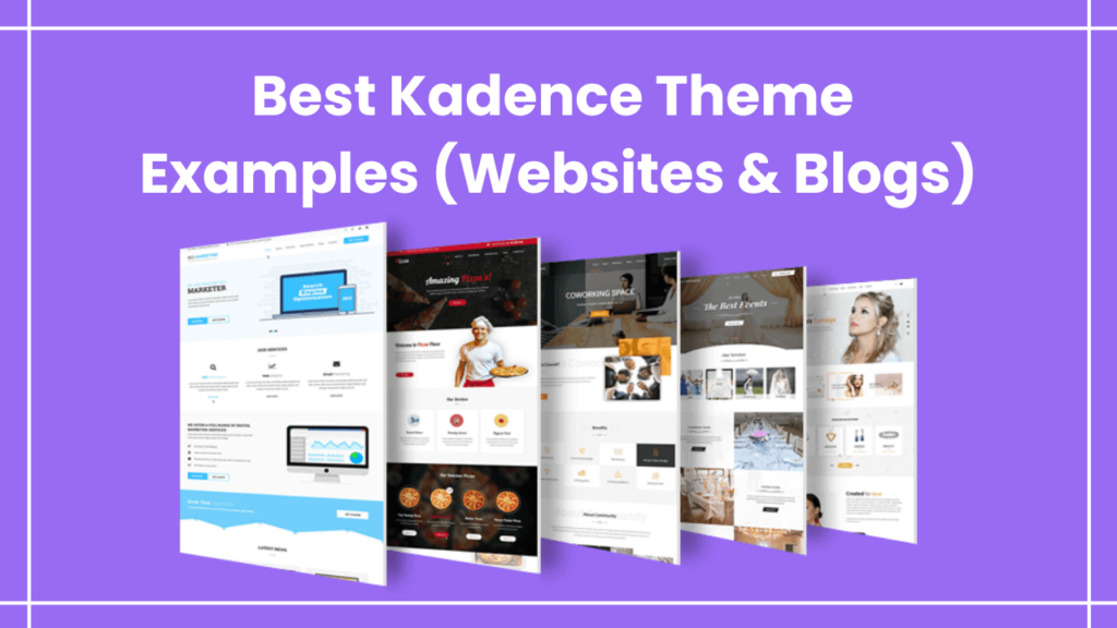 Kadence theme examples