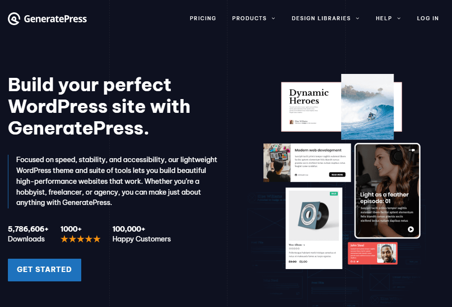 Hello theme vs generatePress