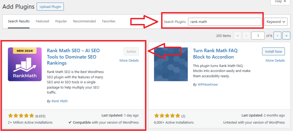 Rank math free vs pro