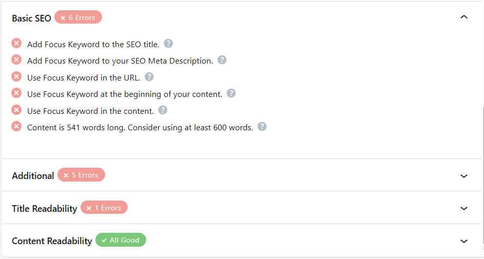 Rank math free vs pro